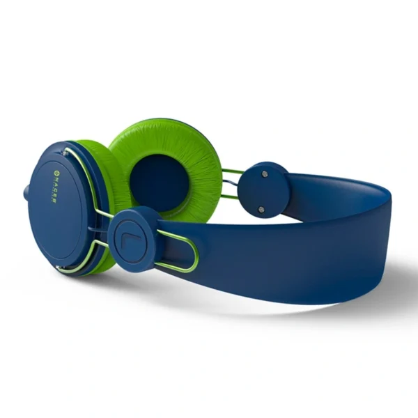 Diadema NACEB AIR NA-0313A / Con Micrófono / Alámbrico / Manos Libres / 3.5mm / Cable 1.2M / Azul-Verde - Image 2