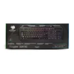Teclado Gamer NECNON NGK-HYDRA RGB / Membrana / Alámbrico / USB 2.0 / 110 Botones / Cable 1.5 M / Español / Negro - Image 4