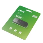 Memoria USB ACER UP300 / 64GB / USB 3.2 Gen 1 / Con Tapa / Negro