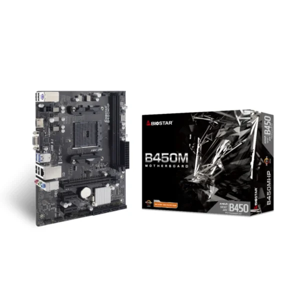 Tarjeta Madre BIOSTAR B450MHP / ATX / Socket AM4 / 64GB X2 DDR4 3200MHz / HDMI, VGA / USB Tipo A - Image 1