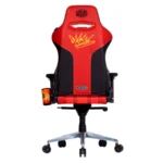 Silla Gamer COOLER MASTER GAMING CALIBER X2 Edición Especial STREET FIGHTER 6 KEN / Reposacabezas Espuma Viscoelástica / Ajuste De Altura / Apoya Brazos 4D / Soporte Lumbar / Pistón Clase 4 / Rojo-Negro-Amarillo - Image 3