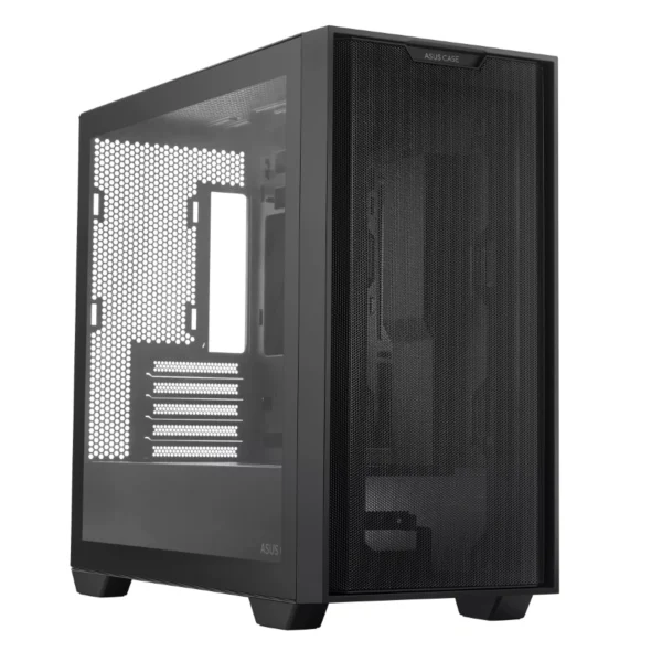 Gabinete ASUS A21 CASE / Micro-ATX / Cristal Templado / No Incluye Ventiladores / USB 3.2 Gen 1 / Negro - Image 2