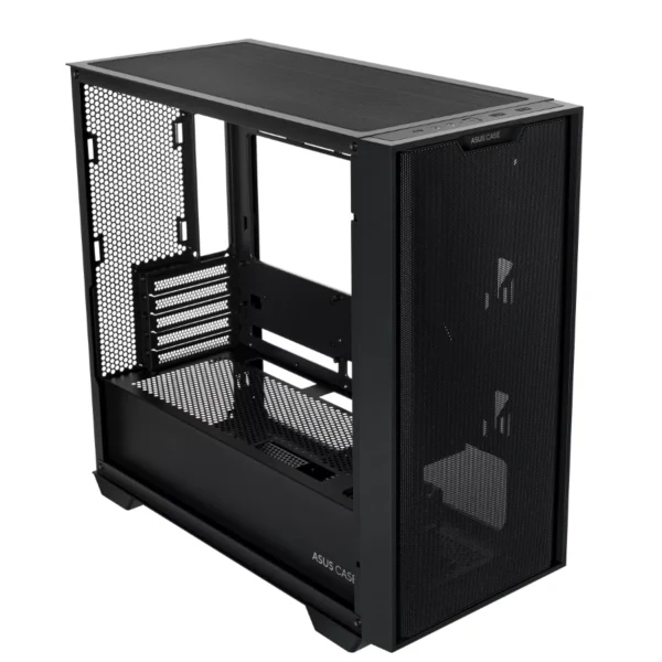 Gabinete ASUS A21 CASE / Micro-ATX / Cristal Templado / No Incluye Ventiladores / USB 3.2 Gen 1 / Negro - Image 1