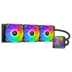 Enfriamiento Liquido AIO ANTEC Sinfonía 360 ARGB / 360MM / 800-1600 RPM / 72 CFM / 20-30dBA / Intel-AMD / TDB 250W / Negro