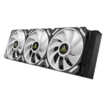 Enfriamiento Liquido AIO ANTEC Sinfonía 360 ARGB / 360MM / 800-1600 RPM / 72 CFM / 20-30dBA / Intel-AMD / TDB 250W / Negro - Image 5