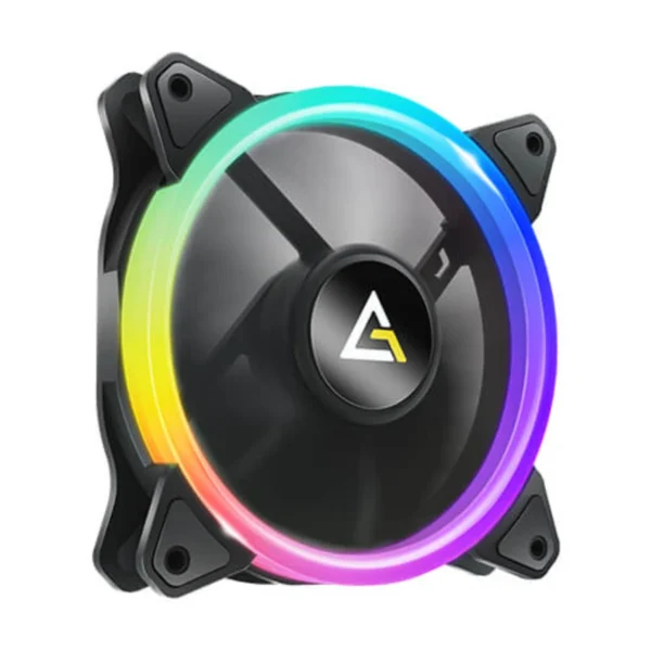 Ventilador ANTEC NEÓN 120 ARGB PWM / 120MM / 800-1600 RPM / 35 CFM / 25.6 dBA / 4Pin 12V / Negro - Image 3