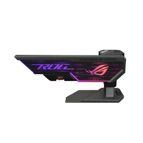 Soporte para Tarjeta Gráfica GPU Asus ROG Herculx Graphics Card Holder ARGB / Soporte De Imanes De Aluminio / ARGB 3D / Compatible Con Serie 40 / Negro - Image 3