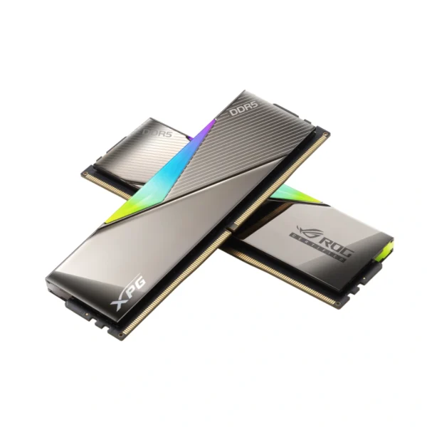 Kit De Memoria RAM XPG LANCER RGB ROG CERTIFIED / 32GB (2x16GB) / DDR5 6600MHz / CL32 / 1.4V / Espejo Negro - Image 1