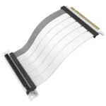 Cable Riser Cooler Master V2 / Para Tarjeta De Video / 300mm / PCI-E 4.0 / Alta Resistencia / Ultra Flexible / Clavija Chapadas En Oro / Blanco