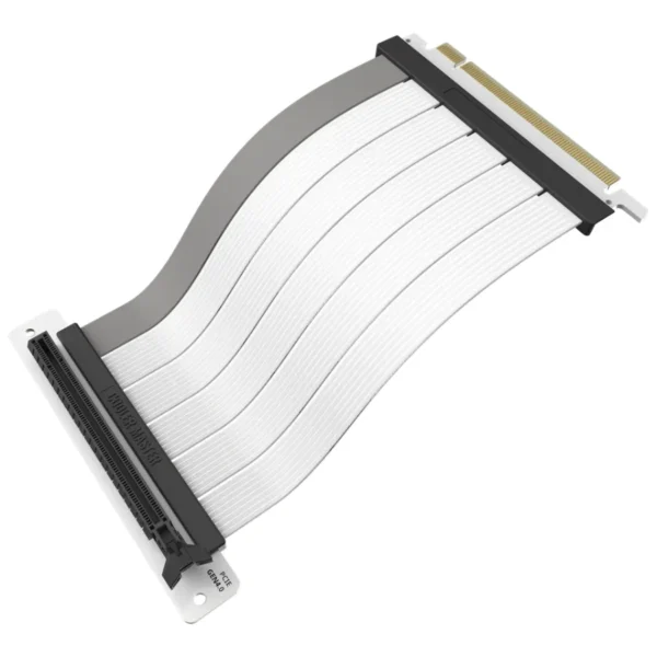 Cable Riser Cooler Master V2 / Para Tarjeta De Video / 300mm / PCI-E 4.0 / Alta Resistencia / Ultra Flexible / Clavija Chapadas En Oro / Blanco - Image 1