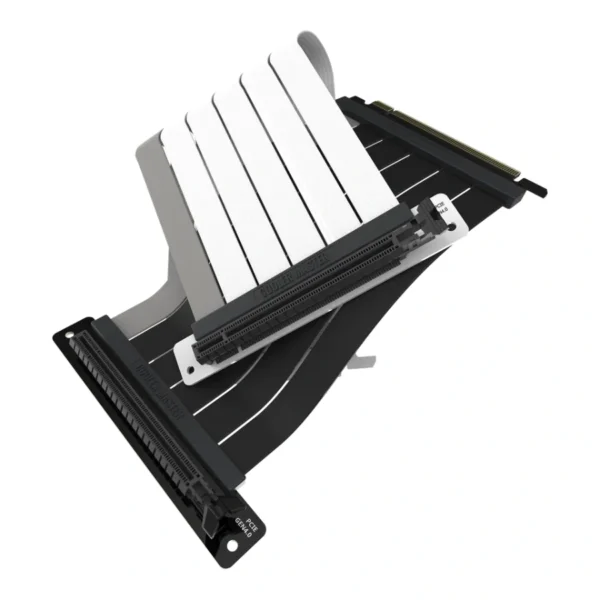 Cable Riser Cooler Master V2 / Para Tarjeta De Video / 300mm / PCI-E 4.0 / Alta Resistencia / Ultra Flexible / Clavija Chapadas En Oro / Blanco - Image 3