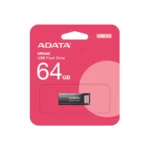Memoria USB ADATA ROYAL UR340 / 64GB / USB 3.2 Gen 1 / Sin Tapa / Negro