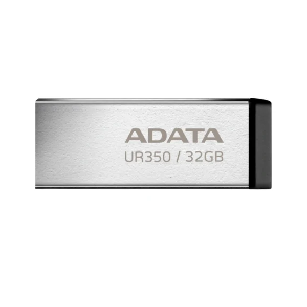 Memoria USB ADATA UR350 / 32GB / USB 3.2 Gen 1 / Sin Tapa / Plata, Negro - Image 2