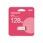 Memoria USB ADATA UR350 / 128GB / USB 3.2 Gen 1 / Sin Tapa / Plata, Negro