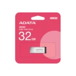 Memoria USB ADATA UR350 / 32GB / USB 3.2 Gen 1 / Sin Tapa / Plata, Negro