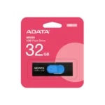 Memoria USB ADATA UV320 / 32GB / USB 3.2 Gen 1 / Deslizante / Negro Con Azul