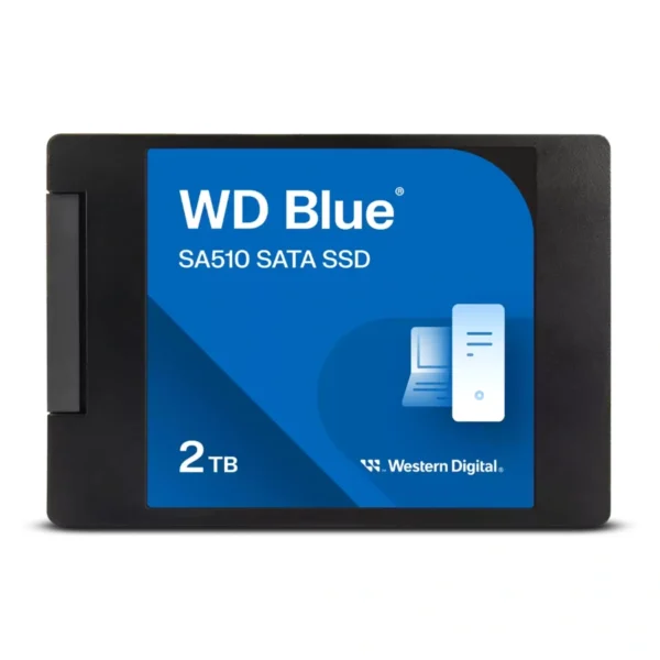 Unidad De Estado Solido SSD WESTERN DIGITAL BLUE 2TB / 2.5" / SATA III 6Gb/s / Lectura 560MB/s / Escritura 520MB/s / FCC, UL, TUV, KC, BSMI, VCCI, Morocco - Image 1
