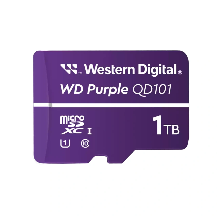 wd-purple-microsd-2020-front-1tb.png.wdthumb.1280.1280 Memoria Micro SDXC WESTERN DIGITAL PURPLE SC QD101 / 1TB / UHS-I, Clase 10 / Sin Adaptador / Lectura 100 MB/S / Púrpura - Image 1