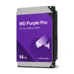 Disco Duro Para Vigilancia WESTERN DIGITAL WD PURPLE PRO / 14TB / 3.5” / SATA 6 Gbit/S / 7200 Rpm / 512 Mb Caché / 255MB/s