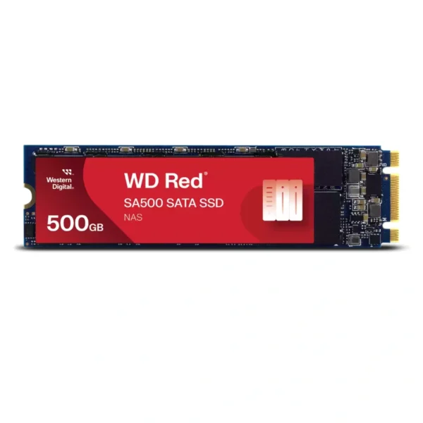 Unidad SSD M.2 Western Digital WD RED SA500 NAS / 500GB / M.2 2280 / SATA 6 GB/s / Lectura 560 MB/s / Escritura 530 MB/s / 3D NAND - Image 1