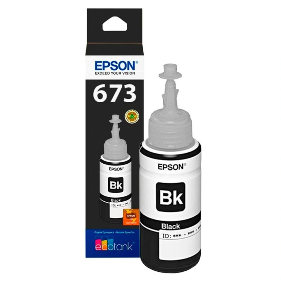 010343888265_20181026_125732 Botella De Tinta EPSON ECOTANK 673 T673120 / Negro / Rendimiento 4000 Paginas / 70 ML / Original - Image 1