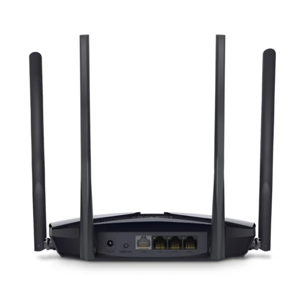 Ruteador Inalámbrico MERCUSYS MR70X / Hasta 1800 Mbps / 2.4 Ghz-5 GHz / 4X RJ-45 / 4 Antenas Externas Ajustables / Color Negro - Image 3