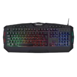 Teclado Gamer OCELOT OGEK03 / Alámbrico / Conexión USB / Cable 1.5 M / Antighosting / 105 Teclas / Teclas Multimedia / RGB / Español / Color Negro