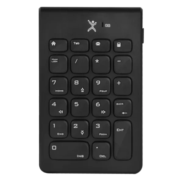 Teclado Numérico PERFECT CHOICE PC-201106 / Inalámbrico / Receptor USB / 22 Teclas / Español / Portátil / Negro - Image 1
