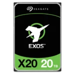 Disco Duro Interno SEAGATE EXOS X20 ENTERPRISES / 20TB / 3.5” / SATA 6 Gbit/S / 7200 Rpm / 256 Mb Caché / 285 MB/s Transferencia / 9.4 W