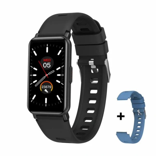 Reloj Inteligente Smartwatch ARGOMTECH SKEIWATCH B20 / 1.45" / 172X320 Pixeles / Sensor De Frecuencia Cardiaca, Monitoreo De Sueño, Oxígeno en la Sangre, Distancia / Resistente Al Agua IP68 / Bluetooth 5.0 / Negro Y Azul - Image 1