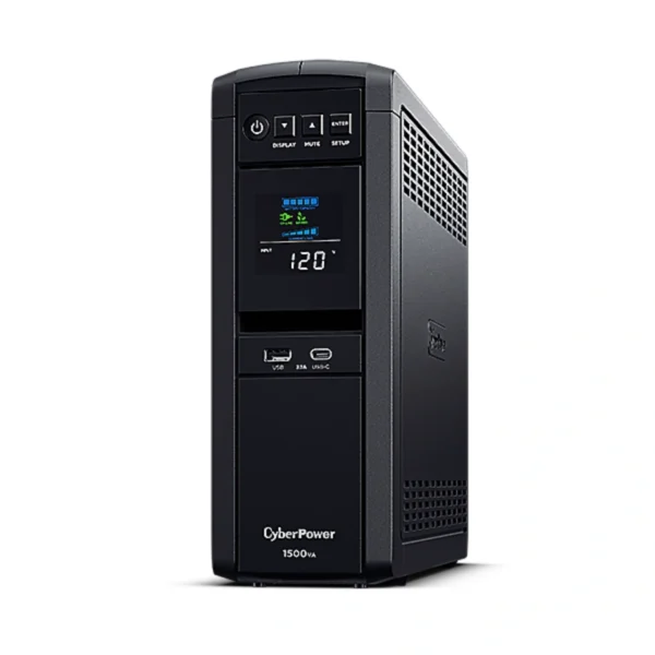 No Break CYBERPOWER CP1500PFCLDA / 1500VA / 1000W / 12 Contactos* / Hasta 100 Min De Respaldo Según Carga* / Pantalla LCD / Negro - Image 2