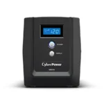 No Break CYBERPOWER OM1500ATLCD / 1500VA / 900W / 8 Contactos* / Hasta 50 Min De Respaldo Según Carga* / Pantalla LCD / Negro