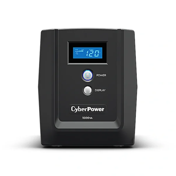 No Break CYBERPOWER OM1500ATLCD / 1500VA / 900W / 8 Contactos* / Hasta 50 Min De Respaldo Según Carga* / Pantalla LCD / Negro - Image 1