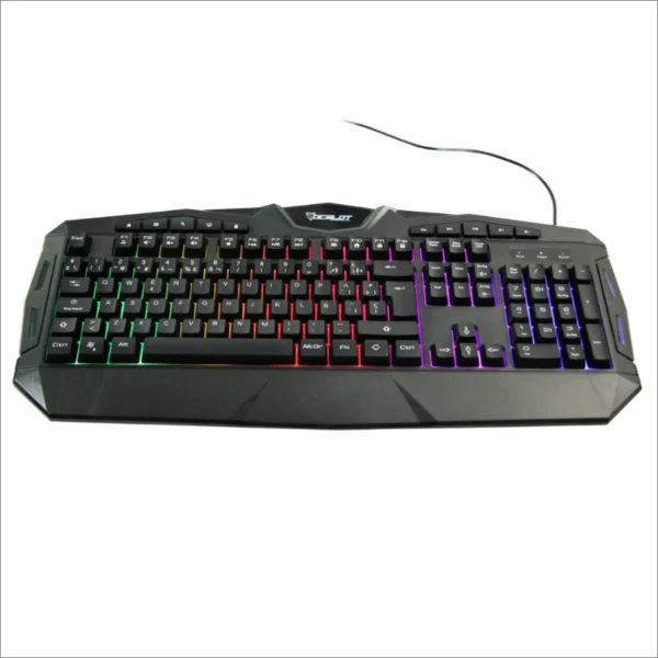 Teclado Gamer OCELOT OGEK03 / Alámbrico / Conexión USB / Cable 1.5 M / Antighosting / 105 Teclas / Teclas Multimedia / RGB / Español / Color Negro - Image 6