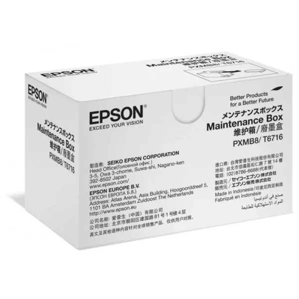 Tanque De Mantenimiento EPSON T6716 / Fácil Instalación / Contenedor De Desperdicio / Compatible Con WorkForce Pro WF-C529R / WF-C579R / WF-M5299 / WF-M5799 / ET-8700 - Image 2
