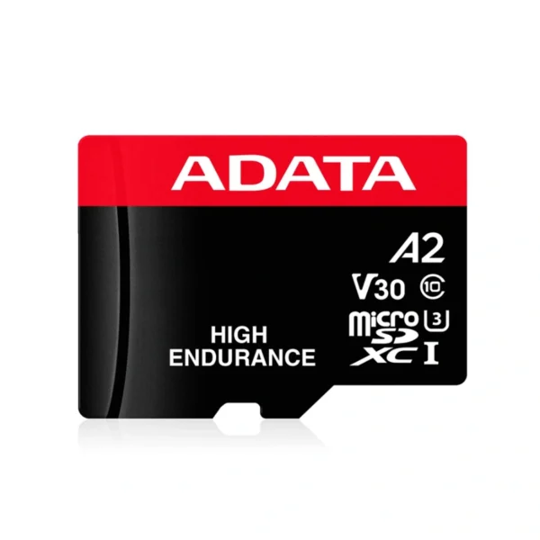 Tarjeta MicroSD ADATA HIGH ENDURANCE / 128GB / Clase 10 / Lectura 100MB/s / Escritura 80MB/s / Con Adaptador / Uso Rudo / UHS-I - Image 2