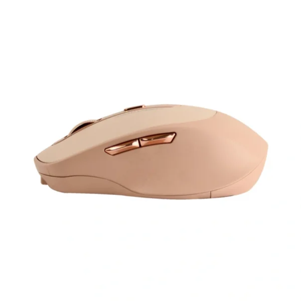 Mouse PERFECT CHOICE CLIX / Inalámbrico / Ergonómico / USB / USB-C / Recargable / 1600 DPI / 6 Botones / Sensor Óptico / Crema - Image 3