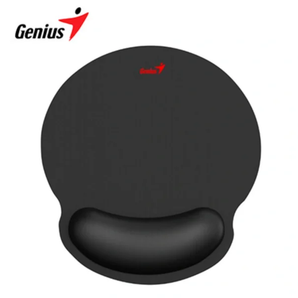 Mouse Pad GENIUS G-WMP 100 / 25 x 23 cm / Con reposamuñecas / Antiderrapante / Color Negro - Image 1