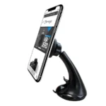 Kit De Movilidad VORAGO MK-300 / Cargador Para Auto / Cargador De AC / Cable Hibrido 2 En 1 / Trenzado / 1 M Largo / Soporte Magnético Para Celular / X2 Placa Metálica Para Celular / Negro - Image 4