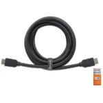 Cable HDMI MANHATTAN 355346 / De Alta Velocidad / 4K A 60Hz / Macho A Macho / Blindado / 1.8M / Color Negro - Image 3