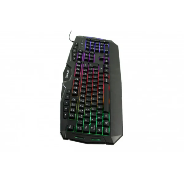 Teclado Gamer OCELOT OGEK03 / Alámbrico / Conexión USB / Cable 1.5 M / Antighosting / 105 Teclas / Teclas Multimedia / RGB / Español / Color Negro - Image 3