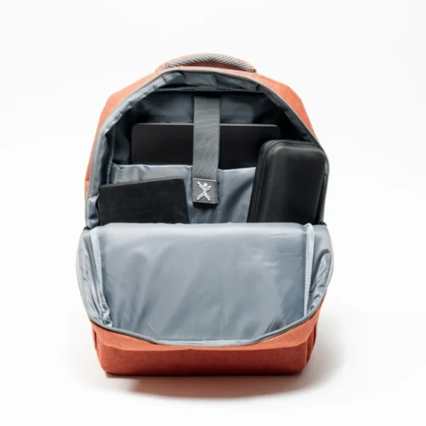 Mochila PERFECT CHOICE SUNSET / 15.6" / Para Laptop, Viajes, Escuela / Poliéster / Strap Para Maleta / Correas Acolchadas / Peach Fuzz - Image 5
