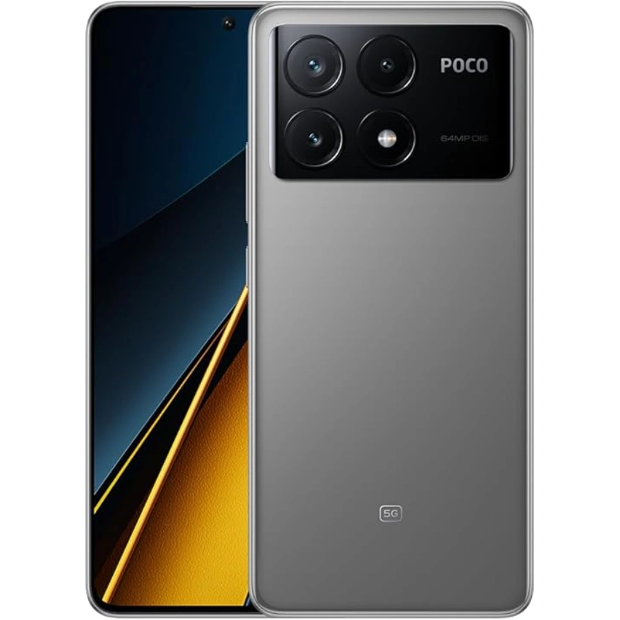 51w130WJUYL._AC_SX522_ Smartphone XIAOMI POCO X6 Pro / MediaTek Dimensity 8300-Ultra / 6.67" / 8GB RAM / 256GB Almacenamiento / Cámara 64MP+8MP+2MP/16MP / Xiaomi HyperOS / Doble SIM / Bluetooth 5.4 / Gris - Imagen 1
