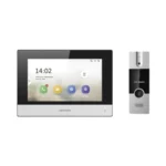 Kit De Videoportero HIKVISION / Analógico / 7" / Pantalla Touch, Altavoz / RJ-45 / Wifi / Ip65 / Gris