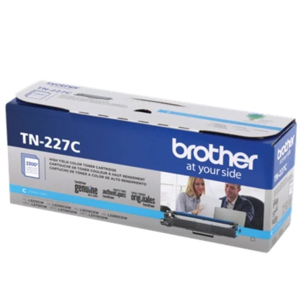Tóner BROTHER TN227C / Alto Rendimiento Hasta 2300 Páginas / Para HL-L3210CW, HL-L3230CDW, HL-L3270CDW, HL-L3290CDW, MFC-L3710CW, MFC-L3750CDW y MFC-L3770CDW / Cian - Image 6