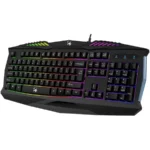 Teclado Gamer GENIUS SCORPION K220 / Membrana / Alámbrico / USB / Cable 1.5 M / Retroiluminado / Negro