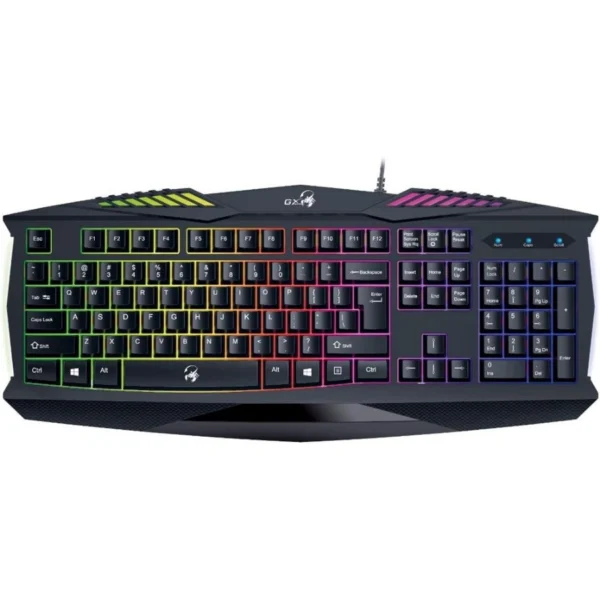 Teclado Gamer GENIUS SCORPION K220 / Membrana / Alámbrico / USB / Cable 1.5 M / Retroiluminado / Negro - Image 2