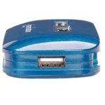 Hub USB MANHATTAN 161039 / 7 Puertos USB-A / Múltiples Transacciones / Cable USB-A 21 Cm / Color Azul - Image 6