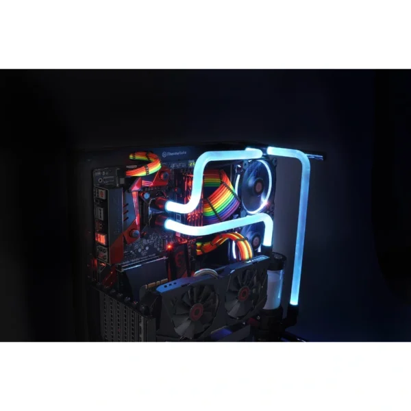 Cable De Corriente Para Fuente De Poder THERMALTAKE TMOD AC-049-CNONAN-A1 / 30 CM / ATX 24-Pin, X2 PCI-E 8-Pin, X2 EPS 4-Pin, PCI-E 6-Pin / Macho / Arco-Iris - Image 12