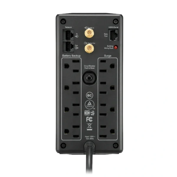 No Break APC BX850M-LM60 / 850VA / 510W / 8 Contactos* / Hasta 50 Min De Respaldo Según Carga* / Pantalla LCD / Negro - Image 3
